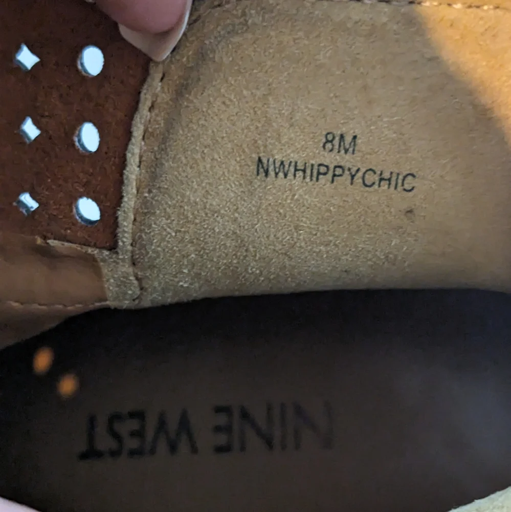 Nine west leather ankle boots
